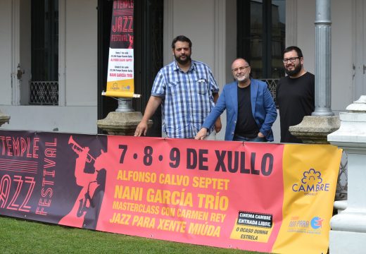 Cultura presenta o Temple Jazz que terá lugar esta fin de semana coas actuacións de Nani García Trío e Alfonso Calvo Septet